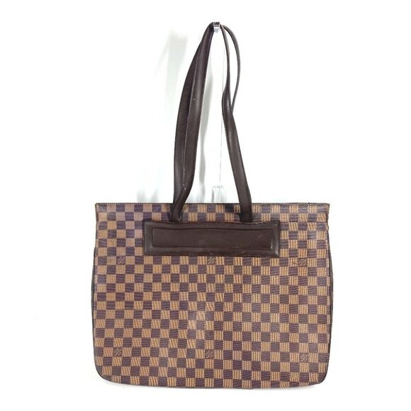 LOUIS VUITTON N51124 Damier Parioli GM Tote Bag Shoulder Bag Canvas Ebene Brown - Picture 3 of 16